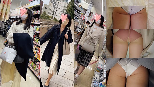 スカートカメラ突っ込みOL2人・JD～地下鉄のエスカレーター [2.5GB]