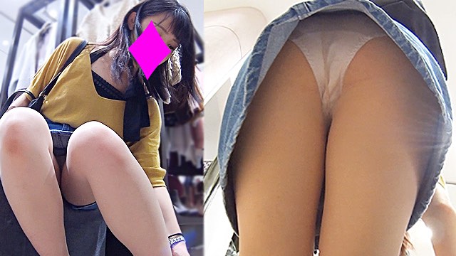 高画質パンチラ340 かわいいJDちゃんの靴選び前屈み [840MB]