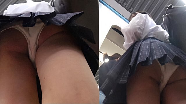 制服女子の2日間はどちらも白続き [1.4GB]