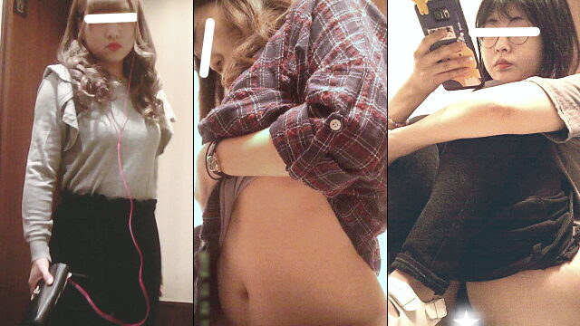 女子トイレ紀行 No.04 便座で体育座り!?（→丸見え♪）/全員外撮り5名収録！