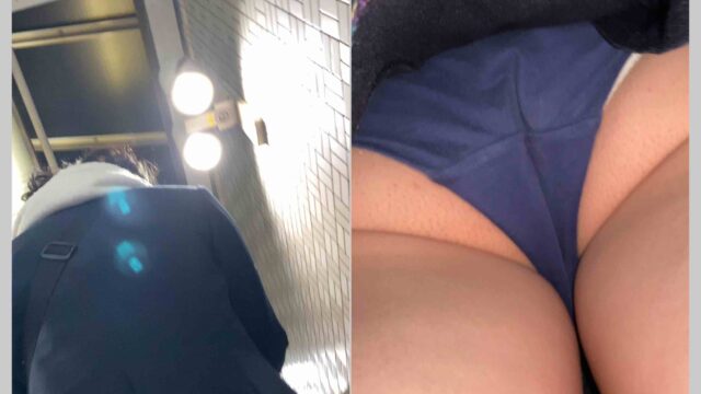 【4K縦画面】JK＆OL＆外人 パンチラ５連発