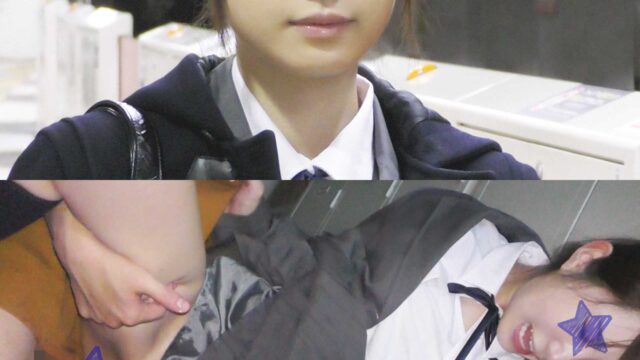《春のP還元》【電車チカン】クラスNo1優等生が雑居ビルに連れ込まれ涎を垂らして絶叫号泣イキ★鼻の穴まで舐め尽くす上期最凶チカン