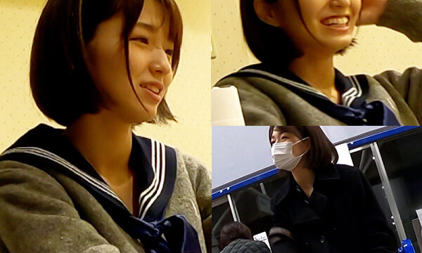 《S級》【電車痴かん】【自宅盗撮】【●●姦】めちゃめちゃ可愛い　黒髪ショート　アイドル級の可愛さを持つ無邪気な笑顔の女子校生＃0