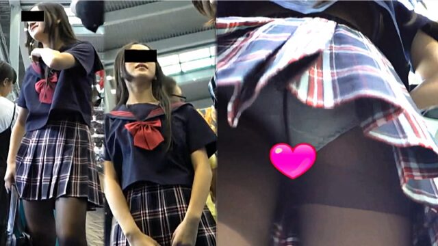 【フルHD】コスプレ・チラ！４ パンスト生パン尻 [233MB]