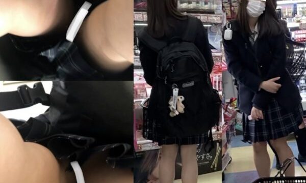 #85 制服被害撲滅キャンペーン！狩場に迷い込んだ美少女制服JKちゃんの逆さ撮り風景