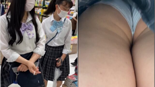 ★再販品　制服ちゃんの逆さパンチラ動画　０１８