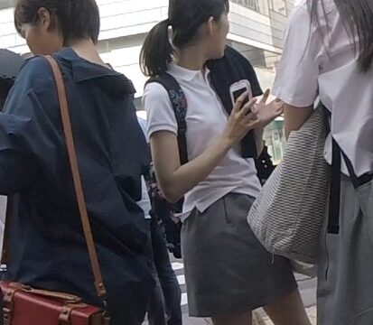 街逆さ撮り＃６　Ｊ〇風３名