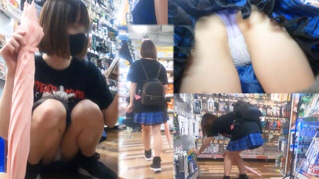 地下アイドル風ロリ系美少女 盗撮風 パンチラ 逆さ撮り 追跡 接写 ローアングル フルHD 2