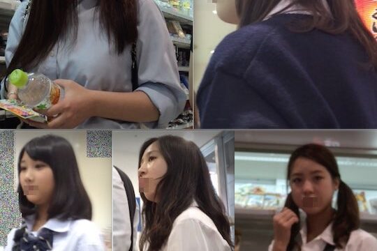 【フルHD 】J△逆さ撮り 012