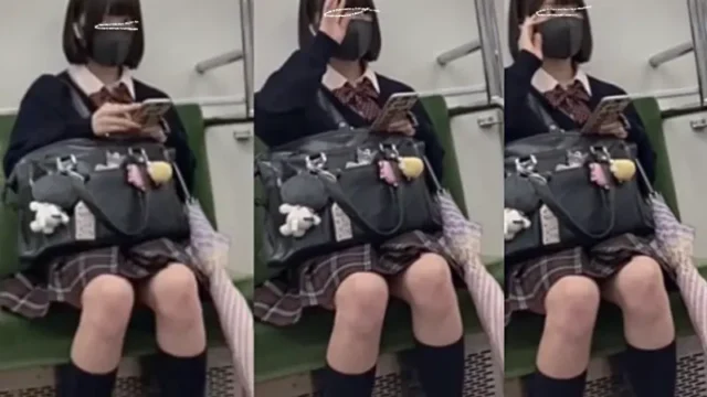 #112 制服被害撲滅キャンペーン！ホームにポツンは命”撮り”な制服JKちゃんの逆さ撮り風景 [295MB]