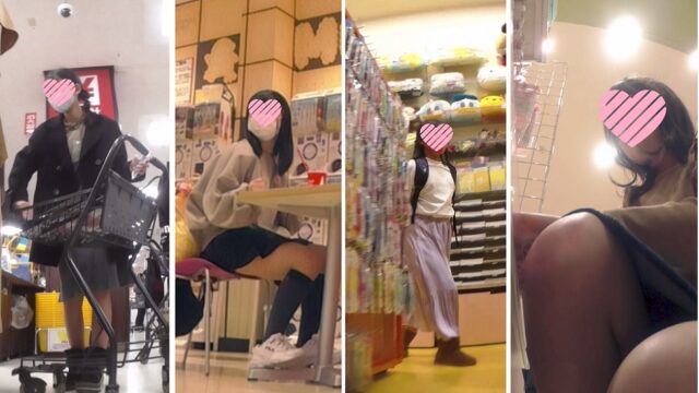店内の若い女の子を撮っていく！
