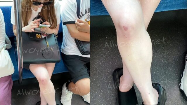 【再販】長編シリーズ692  ショーパンからエロい脚に興奮 ！脚を組むS級ギャル美人お姉さんの真上からのエロ過ぎる生脚美脚 part