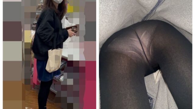 【逆さ撮り4人収録】日常の買い物中のお姉さん・おばさんのパンツをいただき！