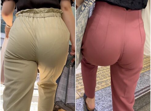 凄く素晴らしいプニプニ桃尻OL２選(2名)