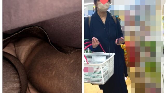 【逆さ撮り4人収録】なんてことない普通の人妻・おばさんが好きなんです！そう！パンツが見たい！