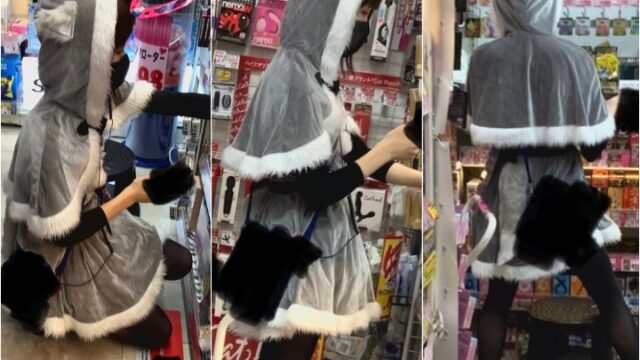 ド○キ店員逆さ