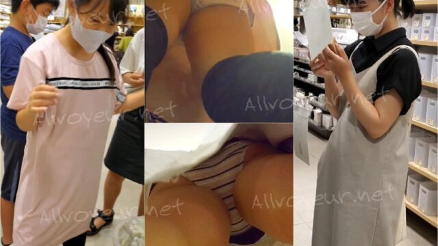 【超高画質】 美人お姉さんの挑発見せつけパンチラ