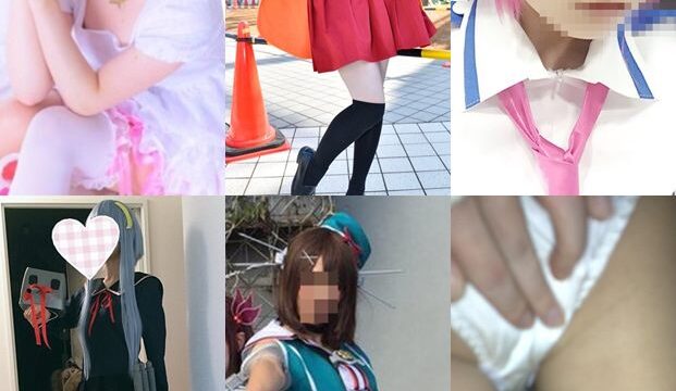 コスプレイヤー逆さ撮り16【15.冬イベント編4　めくりとおさわり】