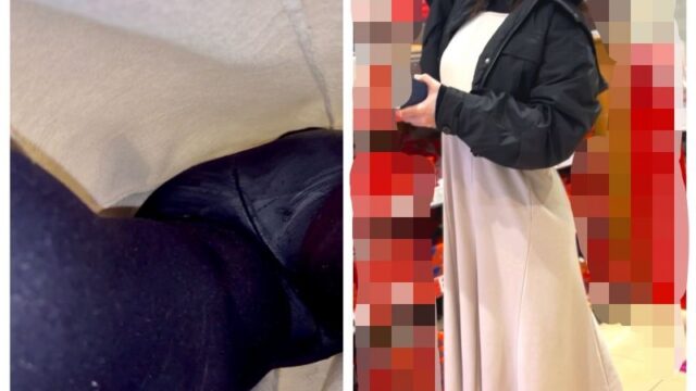 【逆さ撮り4人収録】メガネ女子のパンツが見たい！メガネっ子は控えめパンツがエロい！