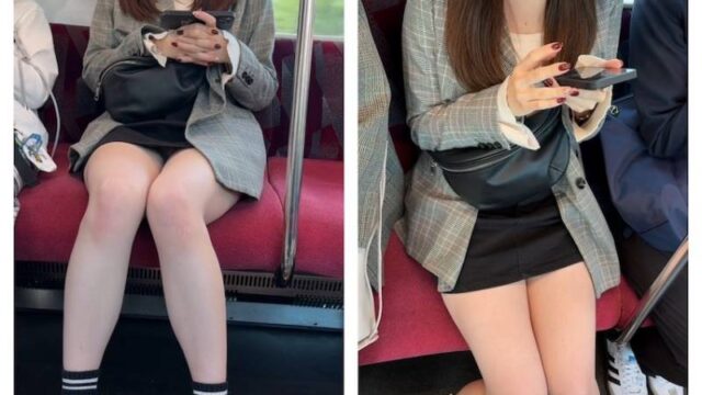 15分の長編シリーズ730  ミニスカからエロい脚に大暴発 ！S級美人お姉さんの真上・対面からのエロ過ぎる生脚美脚