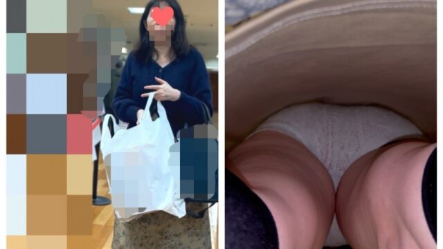 【逆さ撮り4人収録】1人でいる街中お姉さんたちを逆さ撮り！生パン・透けパン目白押し
