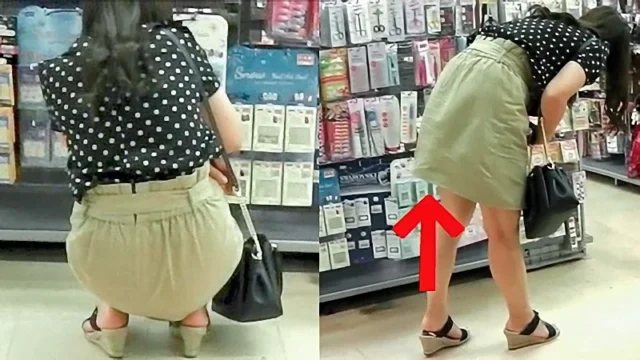 屈む姿は撮り師を虜にさせる [211MB]