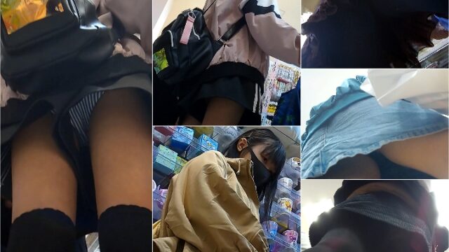【Upskirting Girls -Quadruple-3/ 6】 c6名-私服c4名