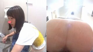 超かわいいJD達のエッチなトロトロおまんこ丸見え排泄♪