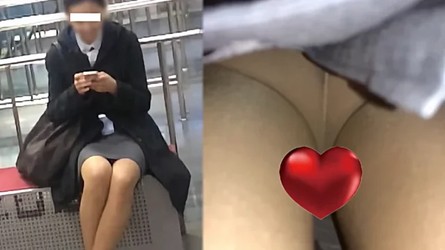 【FHD高画質】会社帰りのOLさん3！ 駅、電車編 [258MB]