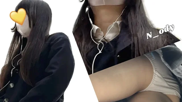 【4K】靴カメ逆さ撮り コンビニJK サテン白生P 撮れ高◎ [1.9GB]