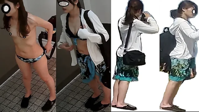 スタイル抜群アイドル似お姉さんのお着替え [424MB]