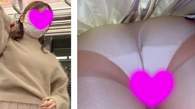 可愛いお姉さんの純白パンツを盗撮！顔出し！OL [190MB]