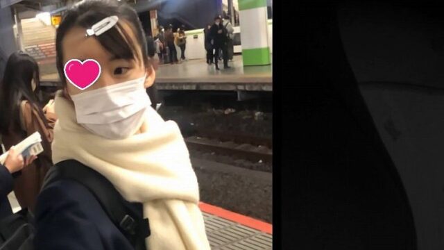 素人痴〇日記１７TRAIN目★前髪ピン留め美人女子の生態