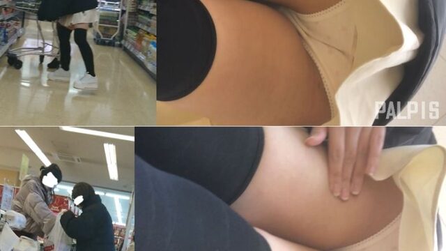 スーパーで見つけたセレブ風親子をパシャリ