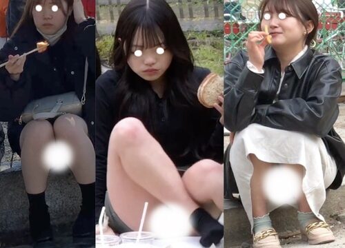 【Full ＨＤ】妄想vol.195「食事の時は自然にM字チラ…」