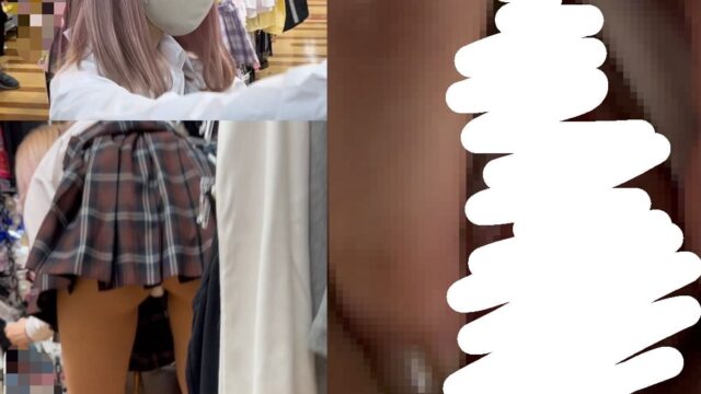 vol.45 (衝撃マンポロ、くぱぁアリ) 派手髪激カワロ○赤チェ  K逆さ撮り