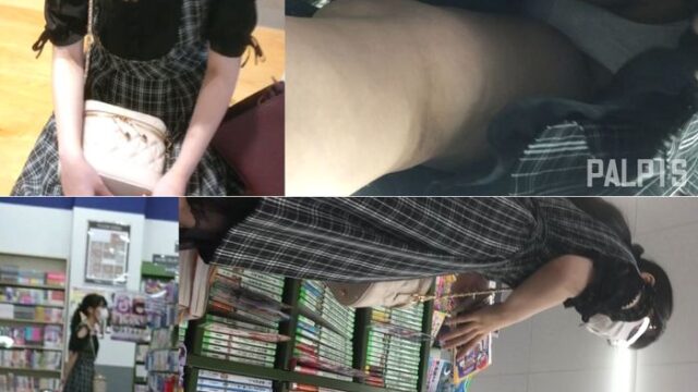 何度も警戒してくる女の子の後ろからパシャリ