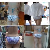 【AVCHD高画質】 水着の尻　若い娘さんの水着尻　24