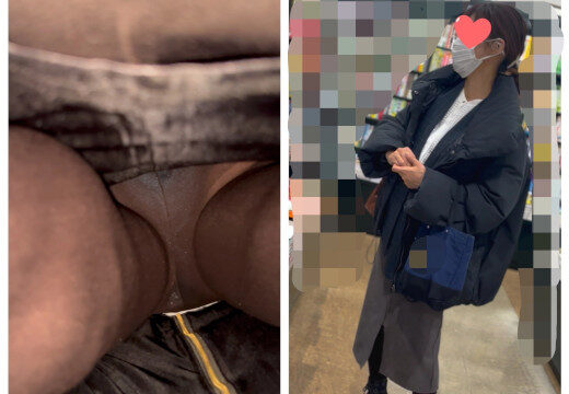 【逆さ撮り4人収録】ロンスカにショートブーツの子は大胆パンツ撮れます！普通女性を狙い打ち！