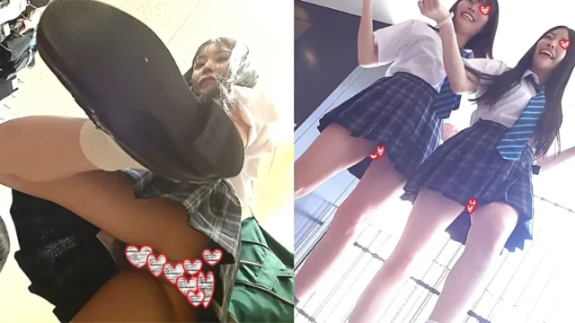 【高画質】仲良し3人でお買い物～からのTi●tok！Yちゃん大股開きのドアップでま●毛見えてる？見えてない？パンチラエ〇エ〇お宝 [3.3GB]