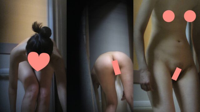 しばらくオカズには困りません。モデル級スレンダー女子大生が、バックで2枚重なる薄めのビラビラを披露。