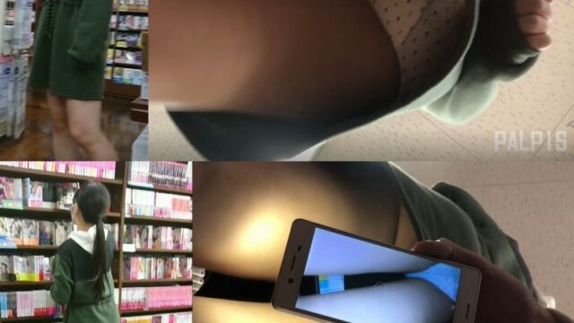 ポニーテールの女の子をパシャリ