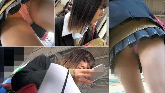 【FHD-bri27】JK制服顔出し！前作の子の別日はなんと興奮のロX風パンティー！