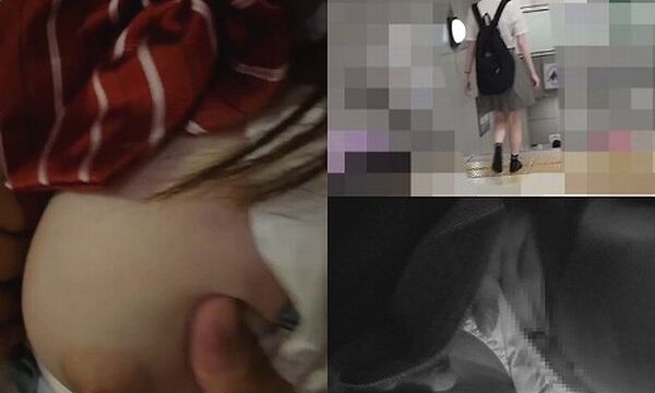 奇跡のマシュマロおっぱいJK。4人に包囲され観念する 痴漢記録日記vol.120 2人目