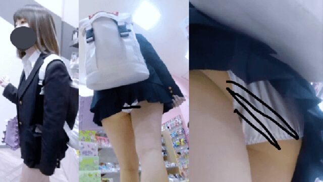 黒ボブ制服女子の追跡 [661MB]