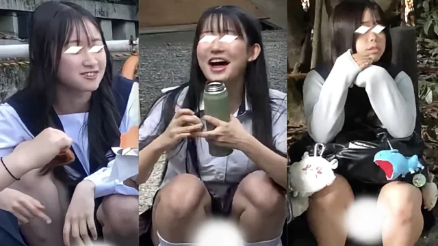 【Full HD】妄想vol.208「食事がリラックスさせてM字と隙間チラ…」 [428MB]