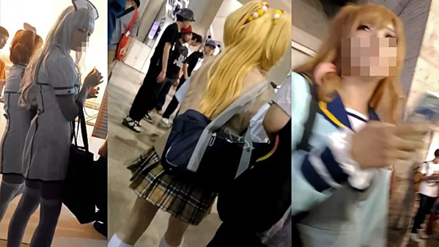 コスプレイヤー逆さ撮り33【同業?】 [1.2GB]
