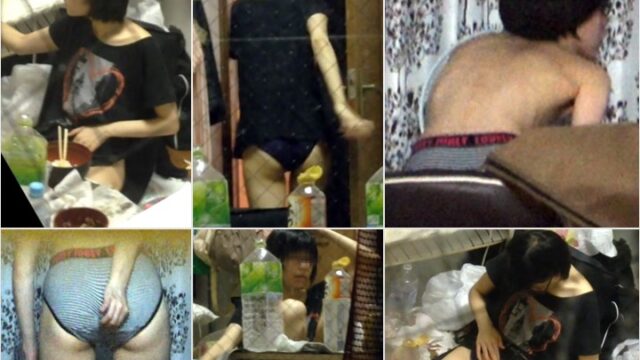 モリマンがエロい清純な女子大生。テレビを見ながら陰毛抜きに励みます