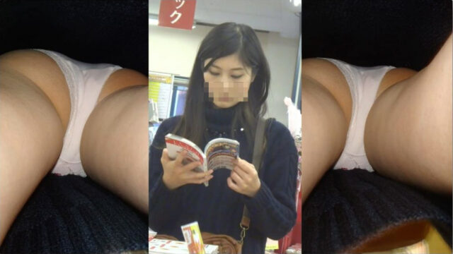 ニットワンピ―スのお姉さん撮りまくり