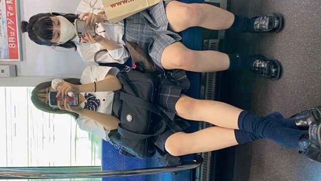 JK風仲良し制服S級美女の対面エロ過ぎるミニスカ生脚152 [779MB]